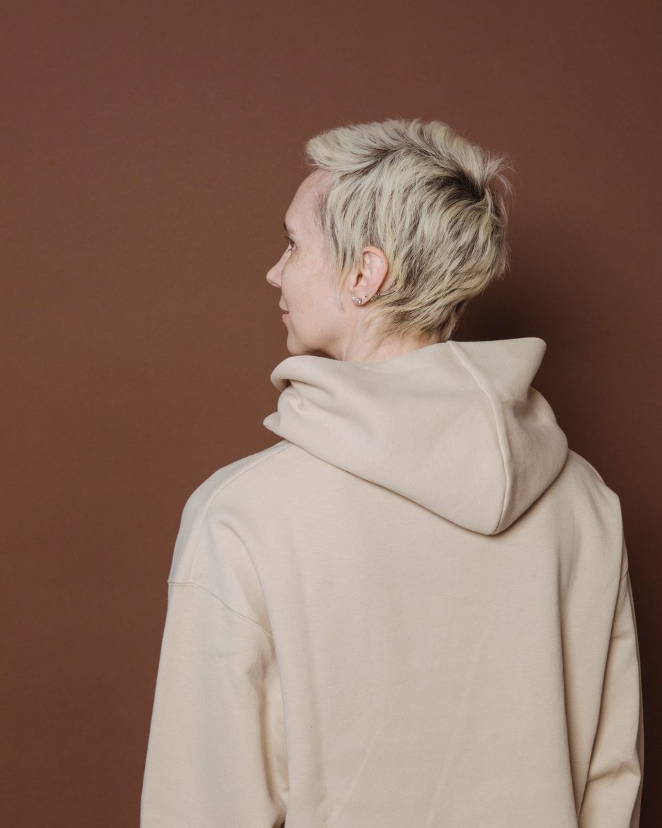 Boxy Hoodie, Oat