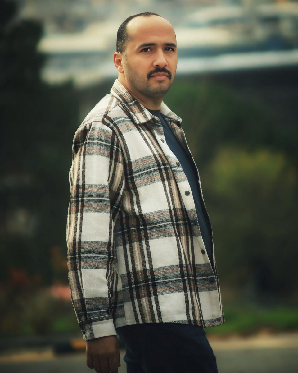 Flannel Overshirt, Cream Check